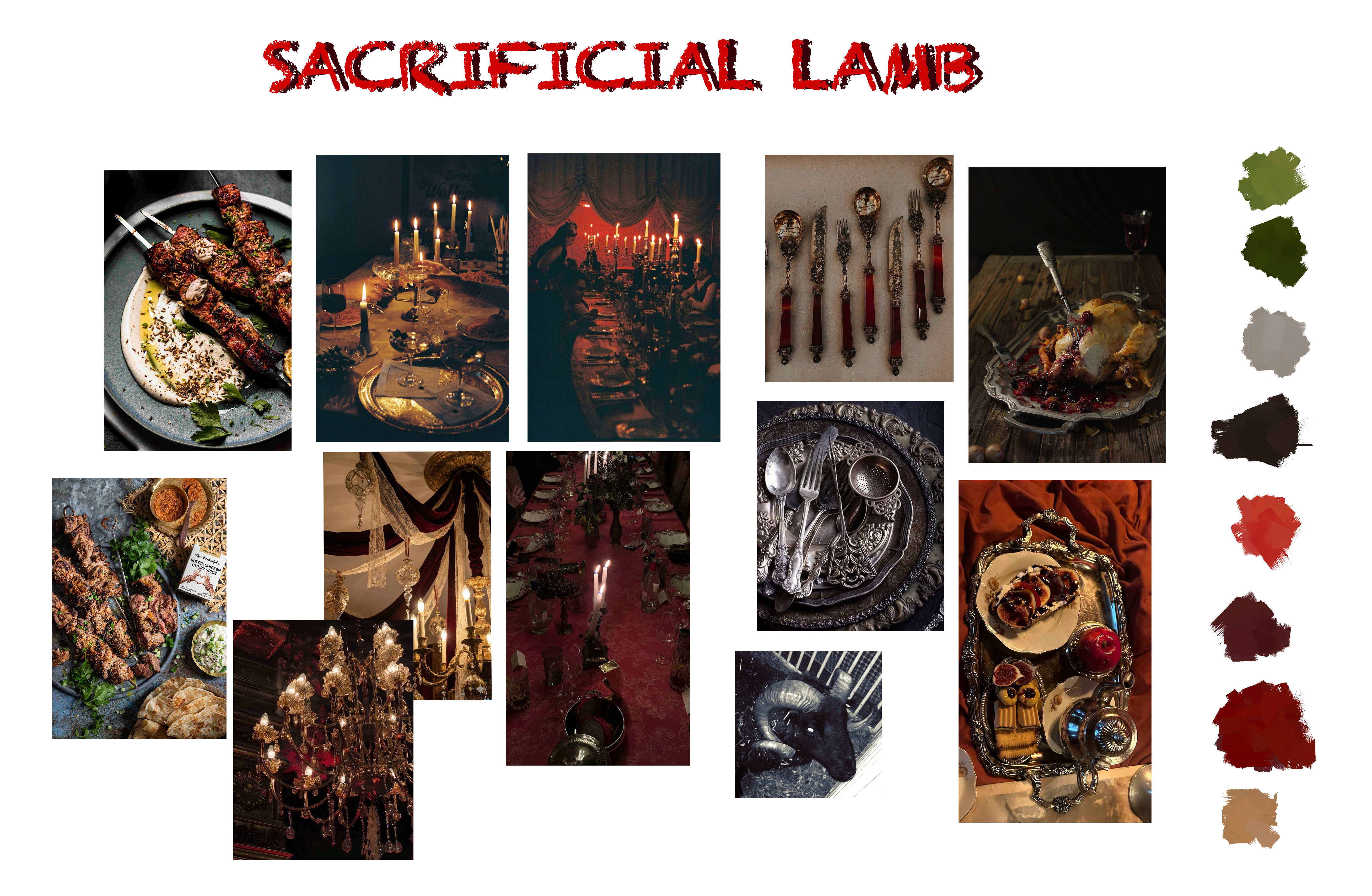 Sacrificial Lamb visual resource board
